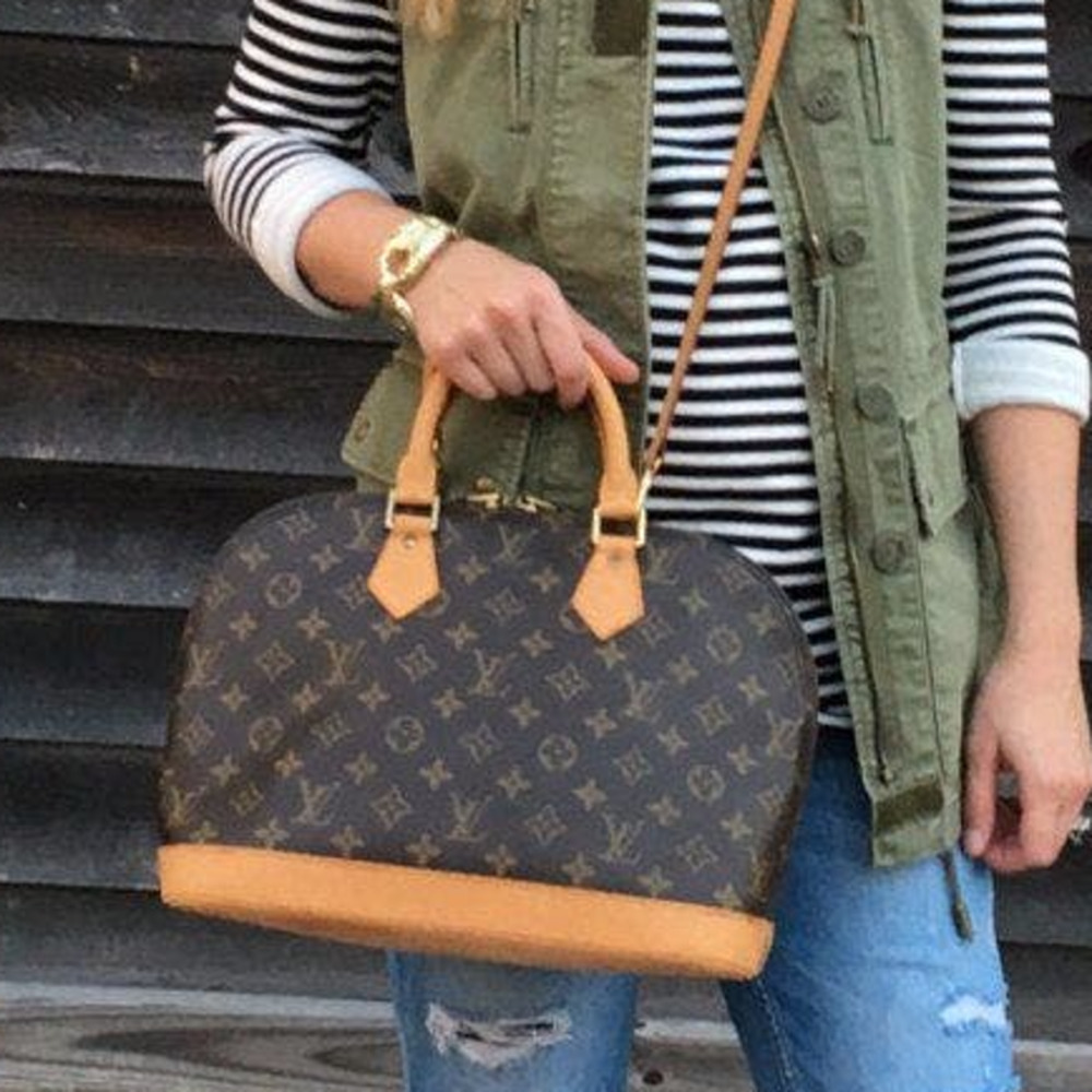 💎✨BEAUTIFUL✨💎AUTHENTIC Louis Vuitton Monogram Alma Hand Bag WITH STRAP!